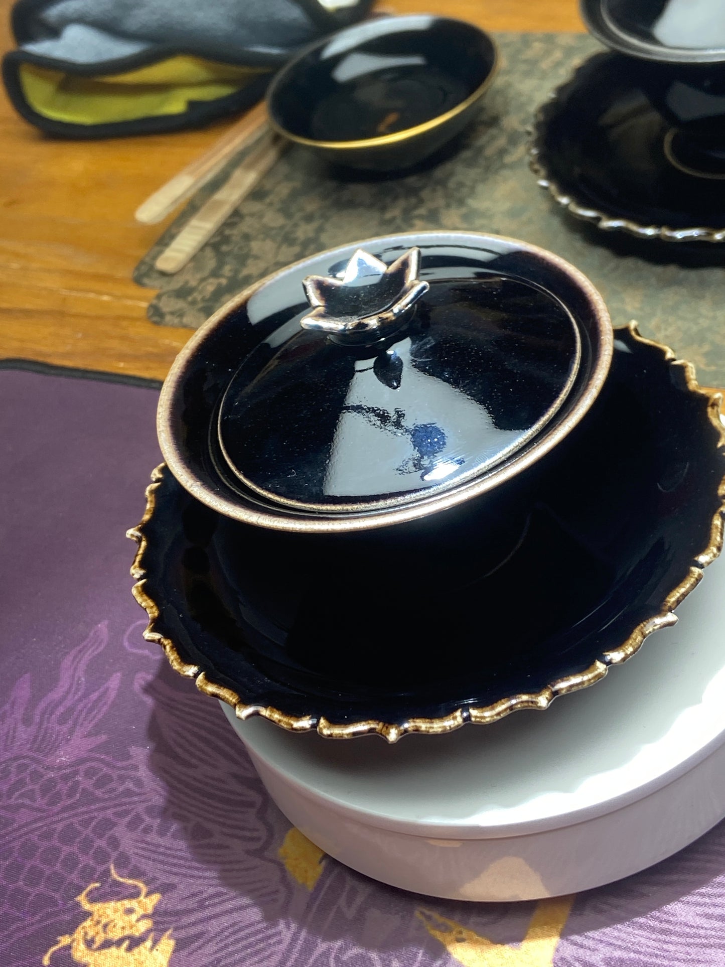 [No.1 teacup]Jianzhan/National first-class technician, representative inheritors of intangible cultural heritage/ Master Zhouyunlong 3-6