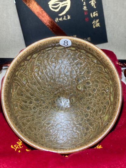 [No.1 teacup]Jianzhan/Senior craft artist, the first student of Huangmeijin/ Master Ye shiming 2-21