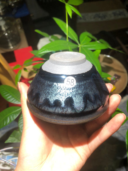 [Claire]Flower Carving Oil Droplet/Non-heritage Inheritor/The First People of Rainbow Glaze| Master JiGuoping 9-1