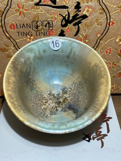[No.1teacup]Jianzhan/The youngest ceramic master in Fujian Province, the first person to burn ashes/ Master Liantingting 1-25