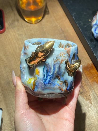 [No.1teacup]Jianzhan/The youngest ceramic master in Fujian Province, the first person to burn ashes/ Master Liantingting 3-5