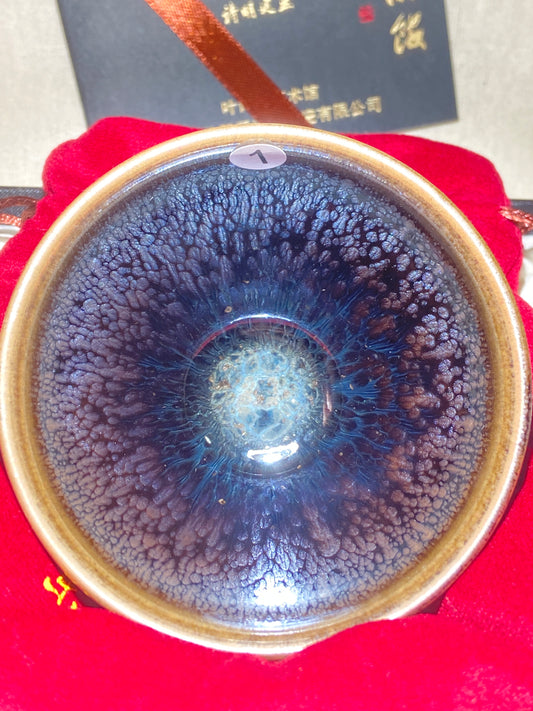 [No.1 teacup]Jianzhan/Senior craft artist, the first student of Huangmeijin/ Master Ye shiming 2-21