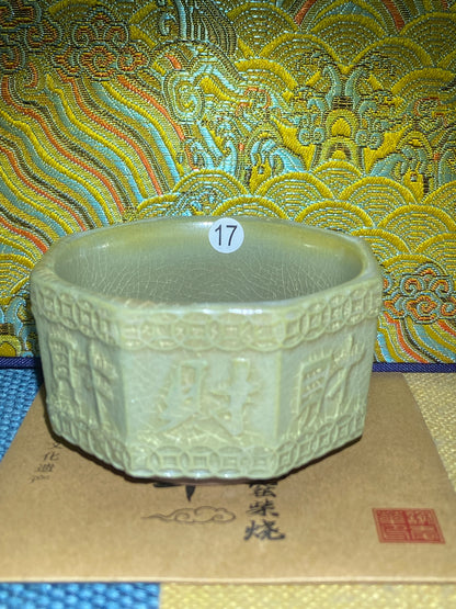 [No.1 Tea Cup]Wood fired landscape founder/ First person pinched pottery | Master Xie Aihua 12-6