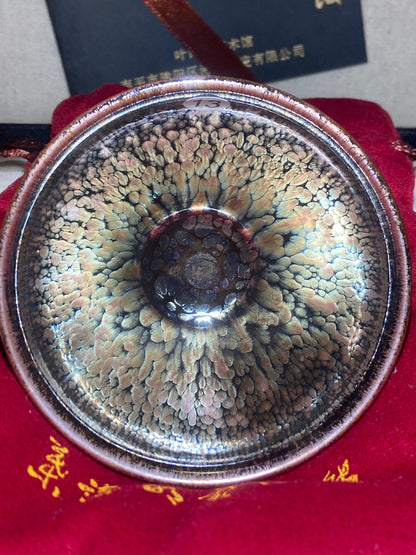 [No.1 teacup]Jianzhan/Senior craft artist, the first student of Huangmeijin/ Master Ye shiming 2-21