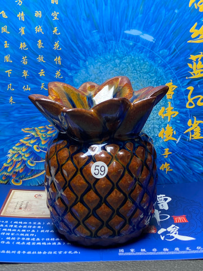[Claire Pick]Senior Craft Artist/ National Junior Technologist/ Founder of Gold Silk Blue Peacock Glaze| Master Caoweijun 8-22