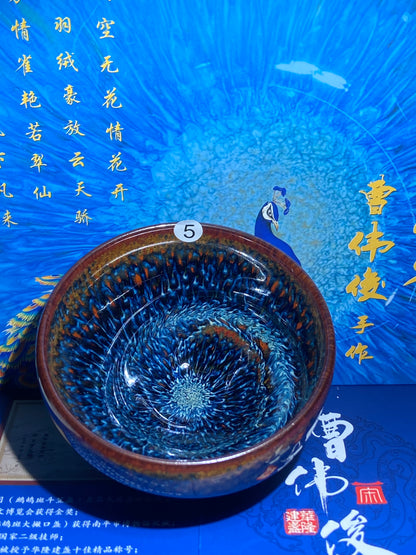[Claire Pick]Senior Craft Artist/ National Junior Technologist/ Founder of Gold Silk Blue Peacock Glaze| Master Caoweijun 8-22