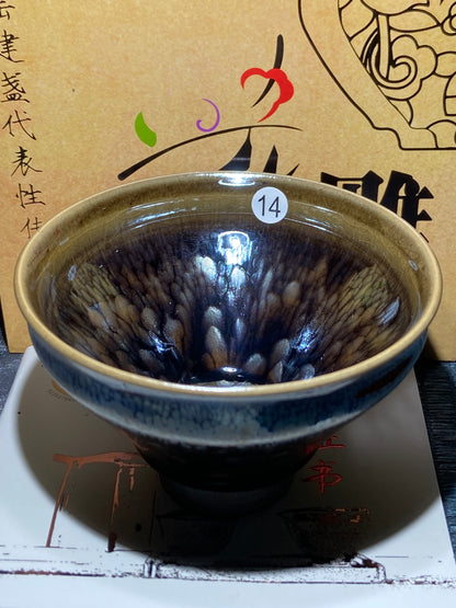 [Claire]Flower Carving Oil Drops/Non-heritage Inheritor/The First People of Rainbow Glaze| JiGuoping9-15
