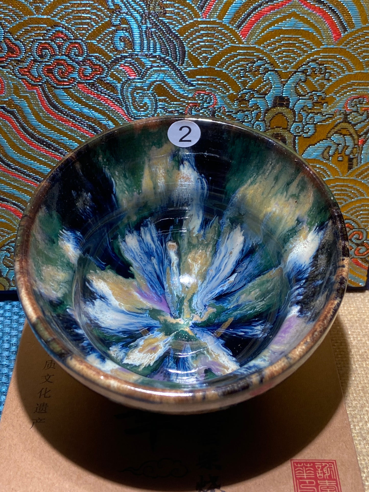 [No.1 Tea Cup]Wood fired landscape founder/ First person pinched pottery | Master Xie Aihua 12-6