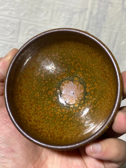 [No.1 Tea Cup]Wood fired landscape founder/ First person pinched pottery | Master Xie Aihua 12-6