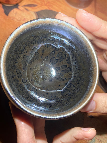 [No.1 teacup] National Level Technoligist Master/Ancient Firing Method/ National Gift Master / Incense Ash Glaze| Master ChenZhengmin 1-2