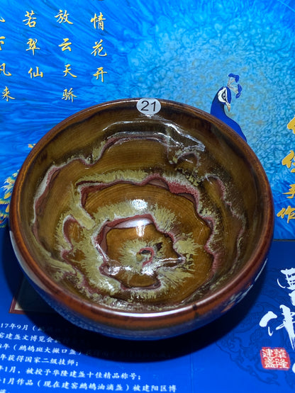 [Claire Pick]Senior Craft Artist/ National Junior Technologist/ Founder of Gold Silk Blue Peacock Glaze| Master Caoweijun 8-22