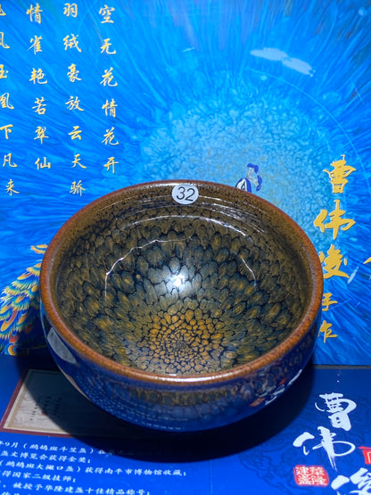 [Claire Pick]Senior Craft Artist/ National Junior Technologist/ Founder of Gold Silk Blue Peacock Glaze| Master Caoweijun 8-22