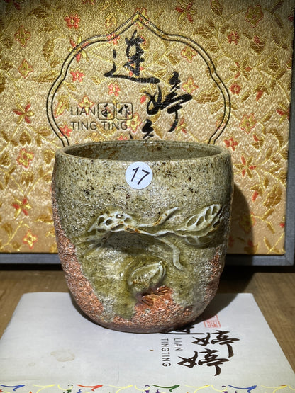 [No.1teacup]Jianzhan/The youngest ceramic master in Fujian Province, the first person to burn ashes/ Master Liantingting 3-5
