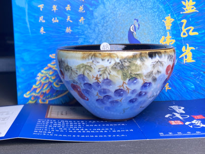 [Claire Pick]Senior Craft Artist/ National Junior Technologist/ Founder of Gold Silk Blue Peacock Glaze| Master Caoweijun 8-22