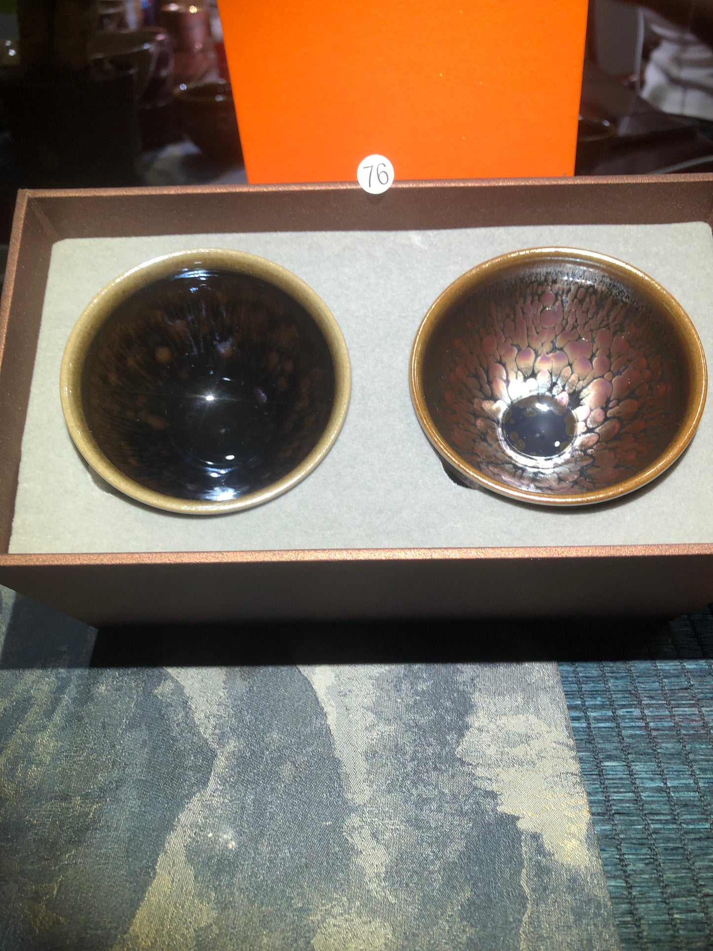 [Claire]Flower Carving Oil Droplet/Non-heritage Inheritor/The First People of Rainbow Glaze| Master JiGuoping 9-1