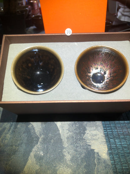 [Claire]Flower Carving Oil Droplet/Non-heritage Inheritor/The First People of Rainbow Glaze| Master JiGuoping 9-1