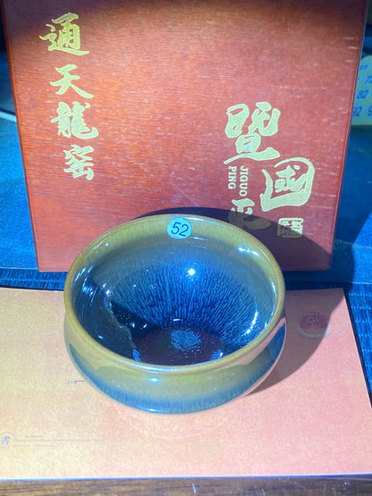 [Claire]Flower Carving Oil Drops/Non-heritage Inheritor/The First People of Rainbow Glaze| JiGuoping8-17