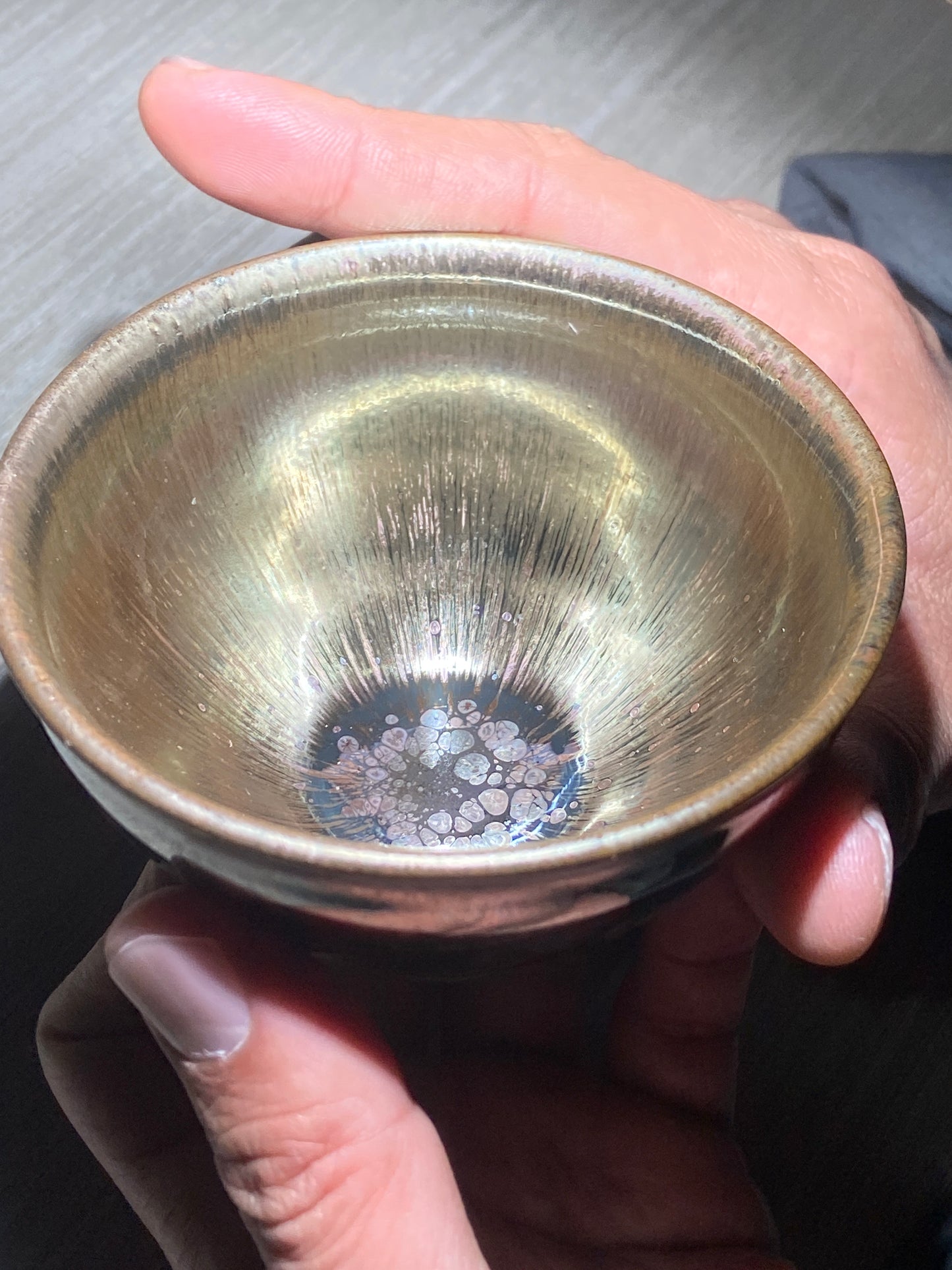 [No.1 teacup]Jianzhan/Senior craft artist, the first student of Huangmeijin/ Master Ye Shiming 12-19