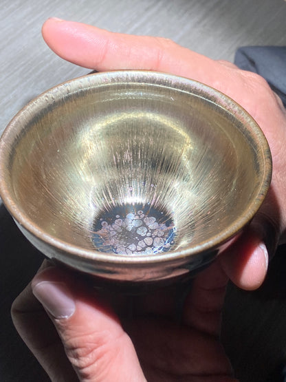 [No.1 teacup]Jianzhan/Senior craft artist, the first student of Huangmeijin/ Master Ye Shiming 12-19