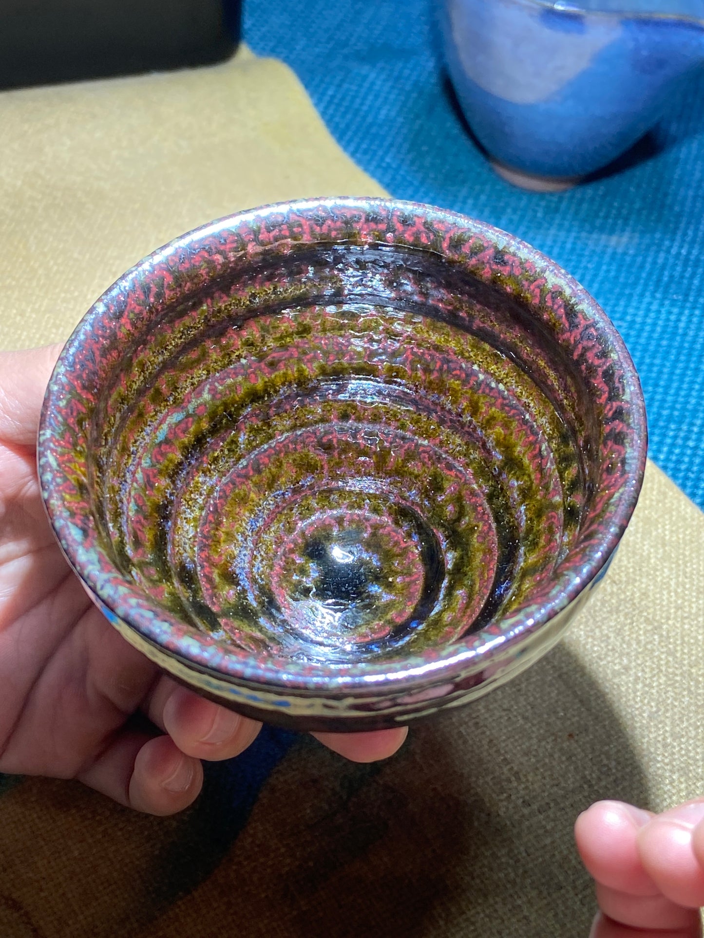 [No.1 Tea Cup]Wood fired landscape founder/ First person pinched pottery | Master Xie Aihua 12-6