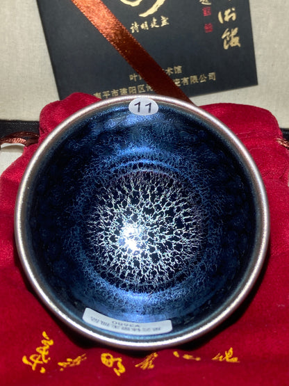 [No.1 teacup]Jianzhan/Senior craft artist, the first student of Huangmeijin/ Master Ye shiming 2-21
