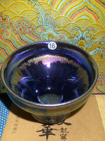 [No.1 Tea Cup]Wood fired landscape founder/ First person pinched pottery | Master Xie Aihua 12-6