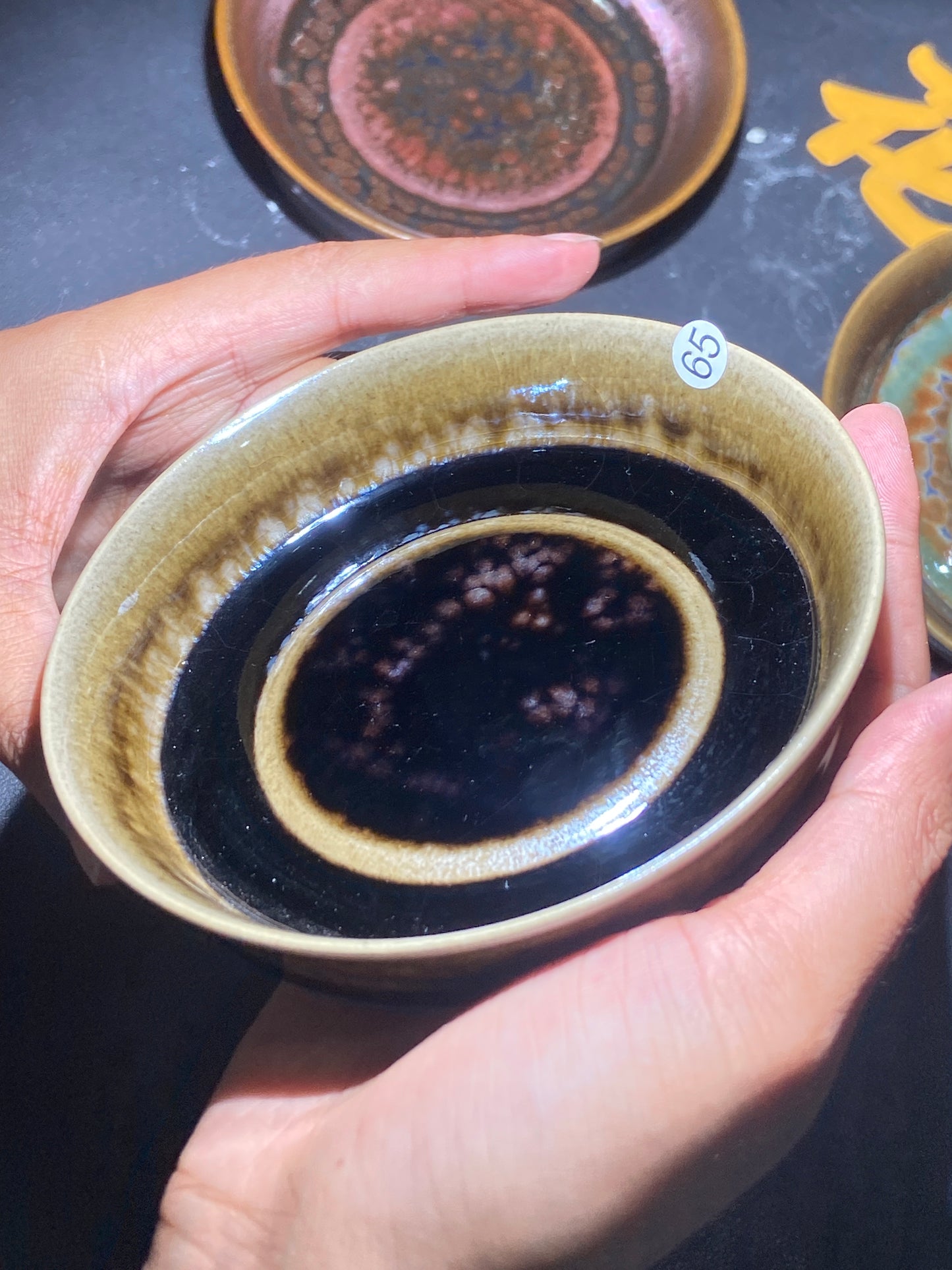 [Claire]Flower Carving Oil Drops/Non-heritage Inheritor/The First People of Rainbow Glaze| JiGuoping8-17