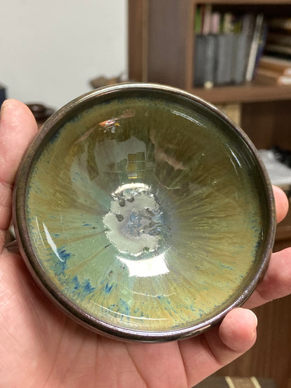 [No.1 teacup] National Level Technoligist Master/Ancient Firing Method/ National Gift Master / Incense Ash Glaze| Master ChenZhengmin 12-7