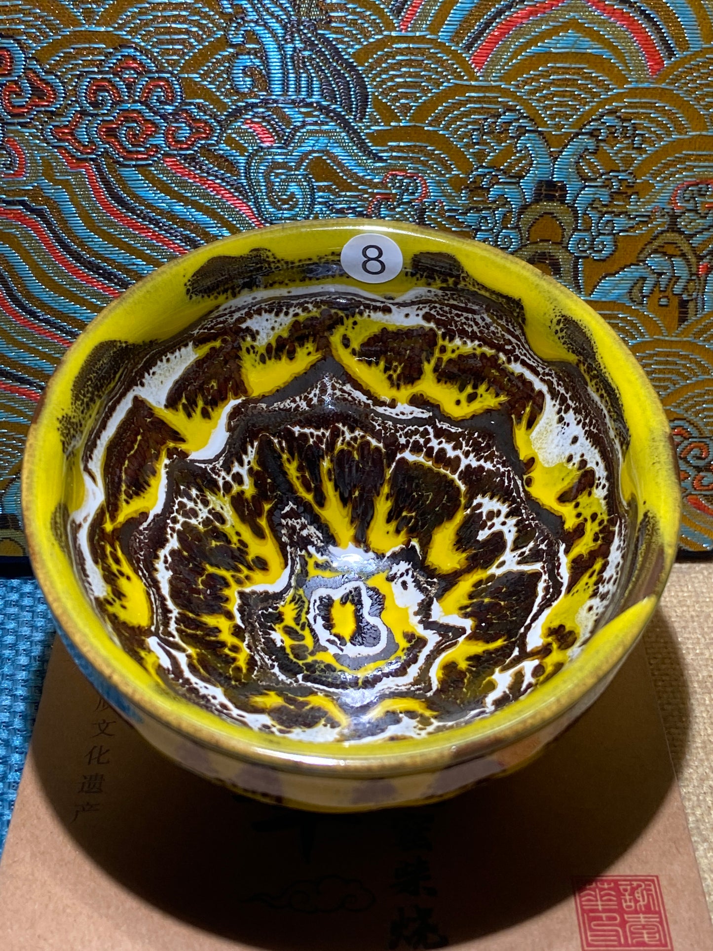 [No.1 Tea Cup]Wood fired landscape founder/ First person pinched pottery | Master Xie Aihua 12-6