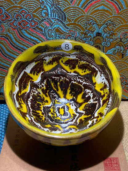 [No.1 Tea Cup]Wood fired landscape founder/ First person pinched pottery | Master Xie Aihua 12-6