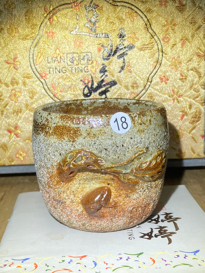[No.1teacup]Jianzhan/The youngest ceramic master in Fujian Province, the first person to burn ashes/ Master Liantingting 3-5