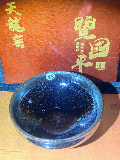 [Claire]Flower Carving Oil Drops/Non-heritage Inheritor/The First People of Rainbow Glaze| JiGuoping8-17