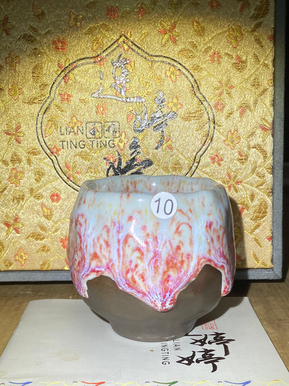 [No.1teacup]Jianzhan/The youngest ceramic master in Fujian Province, the first person to burn ashes/ Master Liantingting 3-5