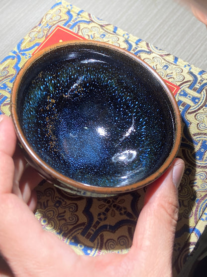 [No.1 teacup]Jianzhan/Senior craft artist, the first student of Huangmeijin/ Master Ye Shiming 12-19