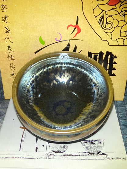 [Claire]Flower Carving Oil Drops/Non-heritage Inheritor/The First People of Rainbow Glaze| JiGuoping9-15
