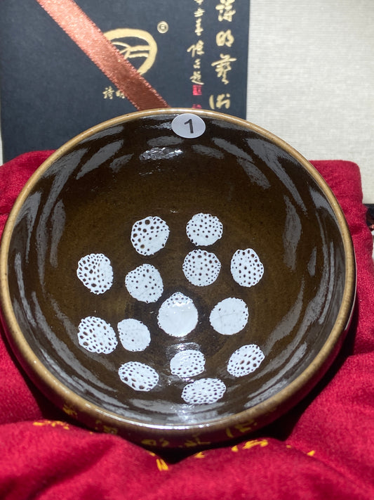 [No.1 teacup]Jianzhan/Senior craft artist, the first student of Huangmeijin/ Master Ye shiming 1-22