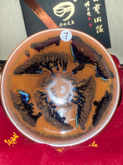 [No.1 teacup]Jianzhan/Senior craft artist, the first student of Huangmeijin/ Master Ye shiming 2-21