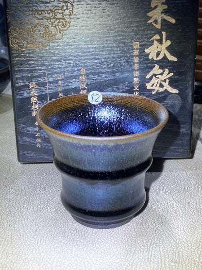 [No.1 teacup]Longyao wood burningMaster/ Colorful craftsman/ Outstanding Graduate / Inheritor of Non-Heritage | Master zhuqiumin｜12-29