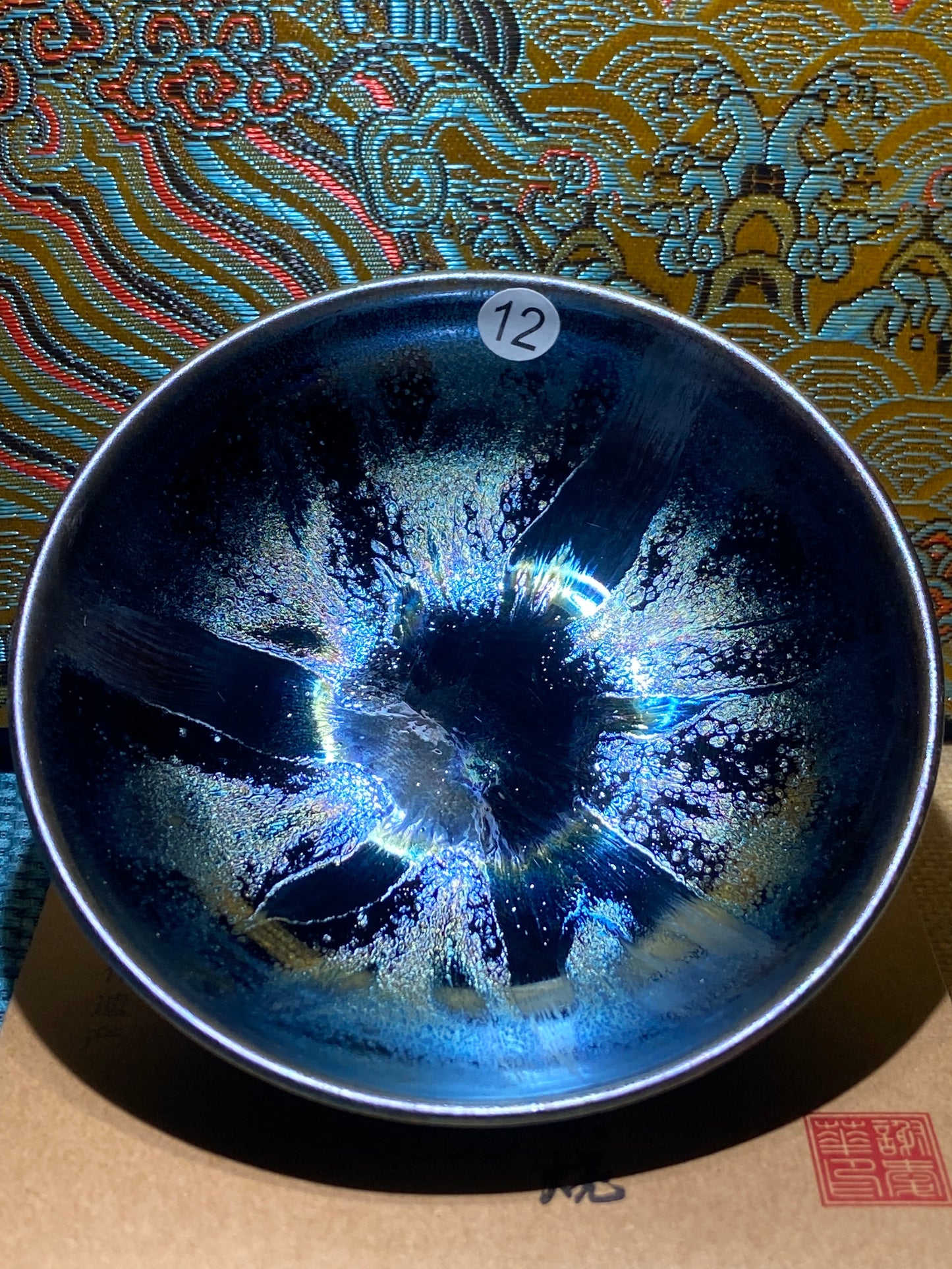 [No.1 Tea Cup]Wood fired landscape founder/ First person pinched pottery | Master Xie Aihua 12-6