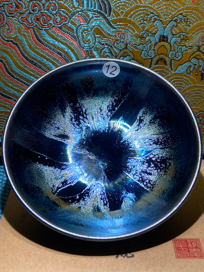 [No.1 Tea Cup]Wood fired landscape founder/ First person pinched pottery | Master Xie Aihua 12-6