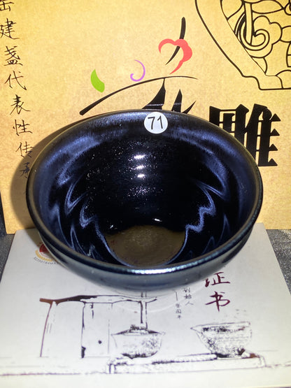 [Claire]Flower Carving Oil Drops/Non-heritage Inheritor/The First People of Rainbow Glaze| JiGuoping10-9