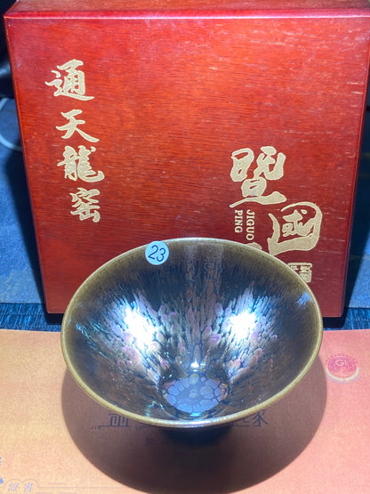 [Claire]Flower Carving Oil Drops/Non-heritage Inheritor/The First People of Rainbow Glaze| JiGuoping8-17