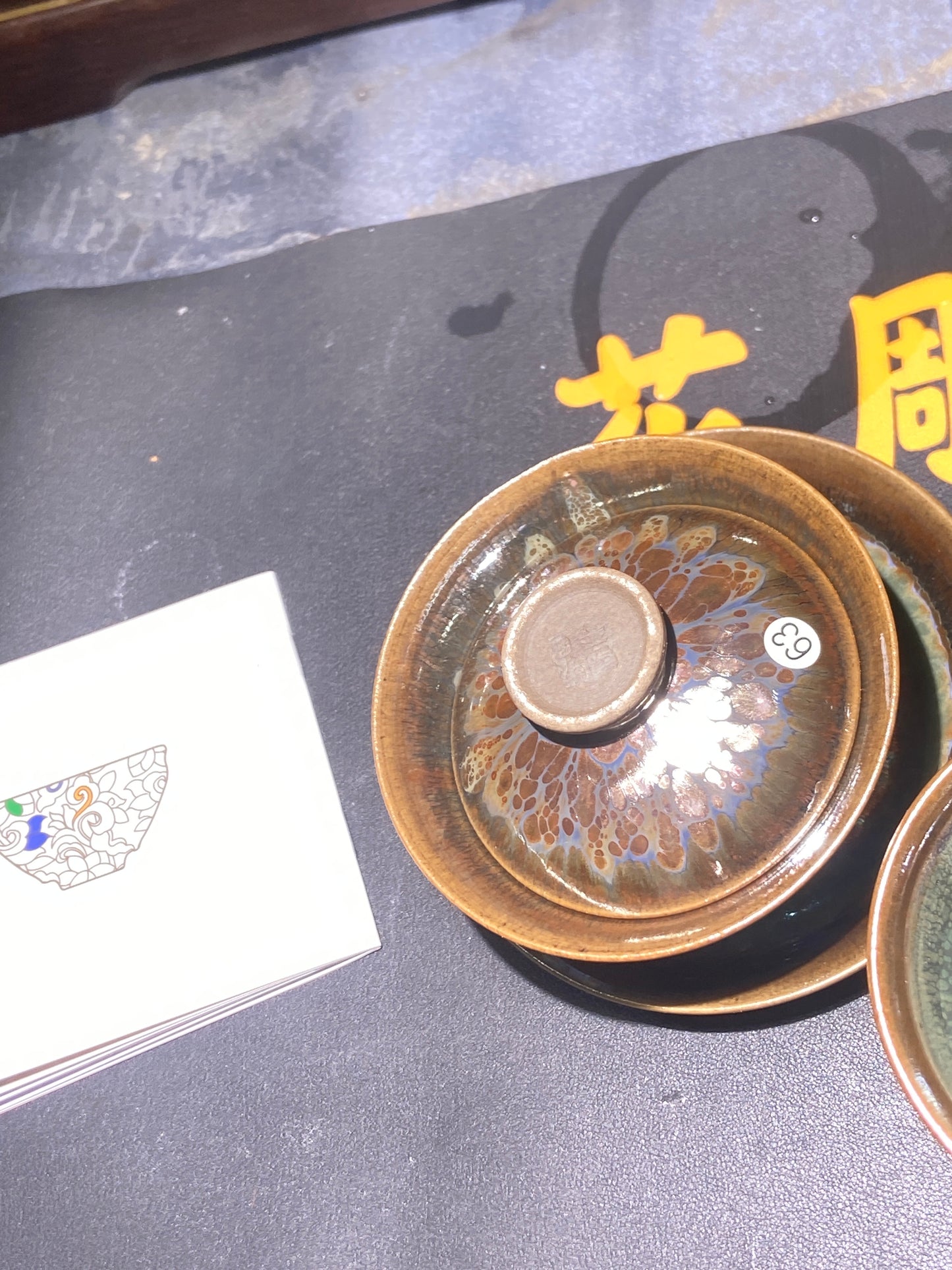 [Claire]Flower Carving Oil Drops/Non-heritage Inheritor/The First People of Rainbow Glaze| JiGuoping8-17
