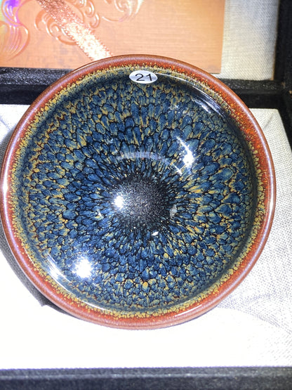 [No.1 teacup]Jianzhan｜Inheritors of Intangible Cultural Heritage | Famous Arts and Crafts Artists of Nanping City |Master Li Yunhua 1-17