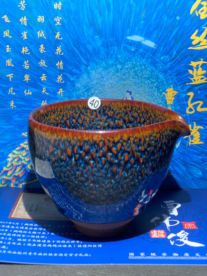 [Claire Pick]Senior Craft Artist/ National Junior Technologist/ Founder of Gold Silk Blue Peacock Glaze| Master Caoweijun 8-22