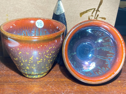 [No.1 teacup]National Senior Skilled Ceramic Craftsman |Master Chen Lina 1-16