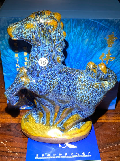 [Tiki Pick]Senior Craft Artist/ National Junior Technologist/ Founder of Gold Silk Blue Peacock Glaze| Master Caoweijun 11-30