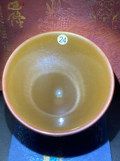[No.1 teacup]Jianzhan/National first-class technician, representative inheritors of intangible cultural heritage/ Master Zhouyunlong 2-13