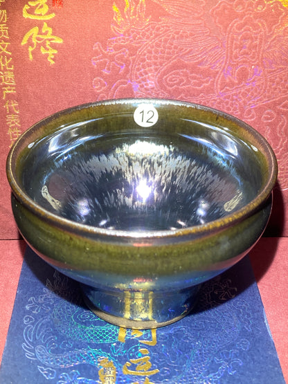 [No.1 teacup]Jianzhan/National first-class technician, representative inheritors of intangible cultural heritage/ Master Zhouyunlong 1-6
