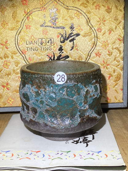 [No.1teacup]Jianzhan/The youngest ceramic master in Fujian Province, the first person to burn ashes/ Master Liantingting 3-5